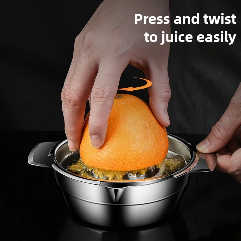 Presse-agrumes manuel en acier inoxydable, presse-citron et presse-orange, outil domestique pour jus