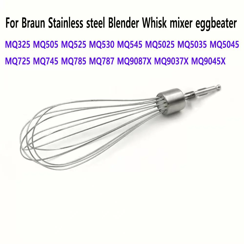 Batteur mélangeur en acier inoxydable pour Braun MQ325 MQ505 MQ525 MQ5025 MQ725 MQ785 MQ787 MQ725 MQ