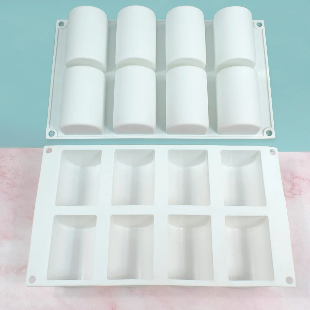 Moule à gâteau en silicone ovale long pour mousse, pâtisseries et desserts, plateau de cuisson DIY p