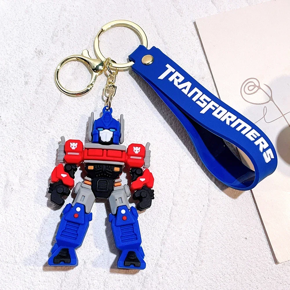 Transformateurs classiques Optimus Prime Bumblebee 3D jouet voiture porte-clés pendentif accessoires