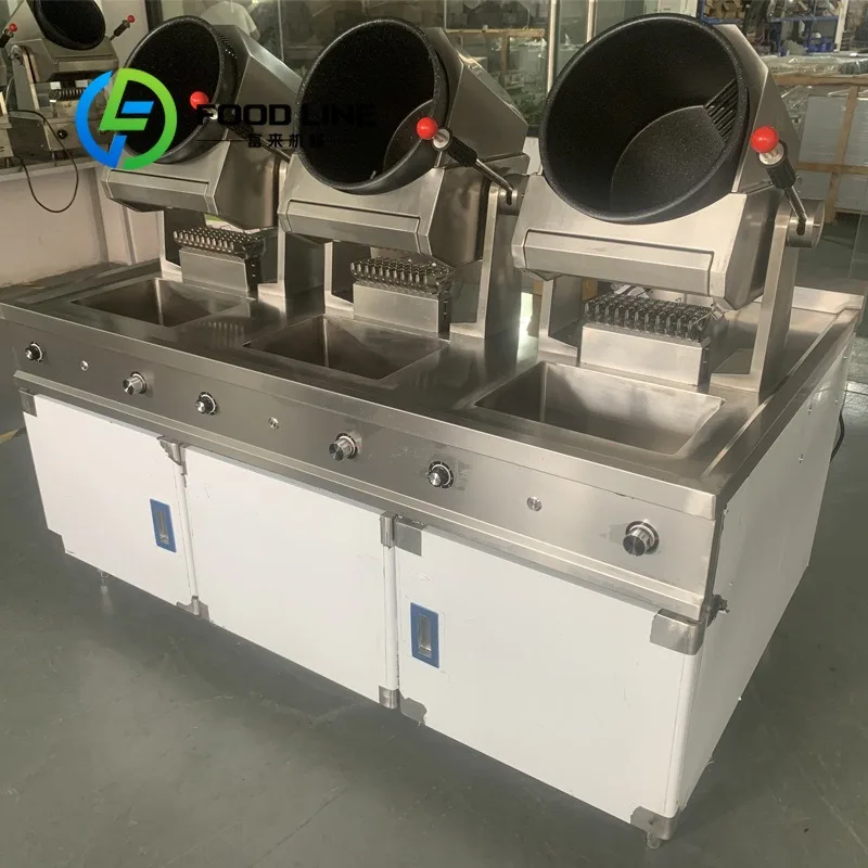 Robot de cuisine intelligent, cuisson automatique, cuisine chinoise, casserole, wok, friture intelli