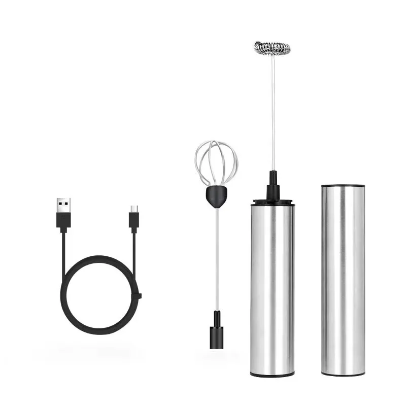 Mini mousseur à lait électrique portable aste par USB, mélangeur à café, batteur à œufs, mousseur de