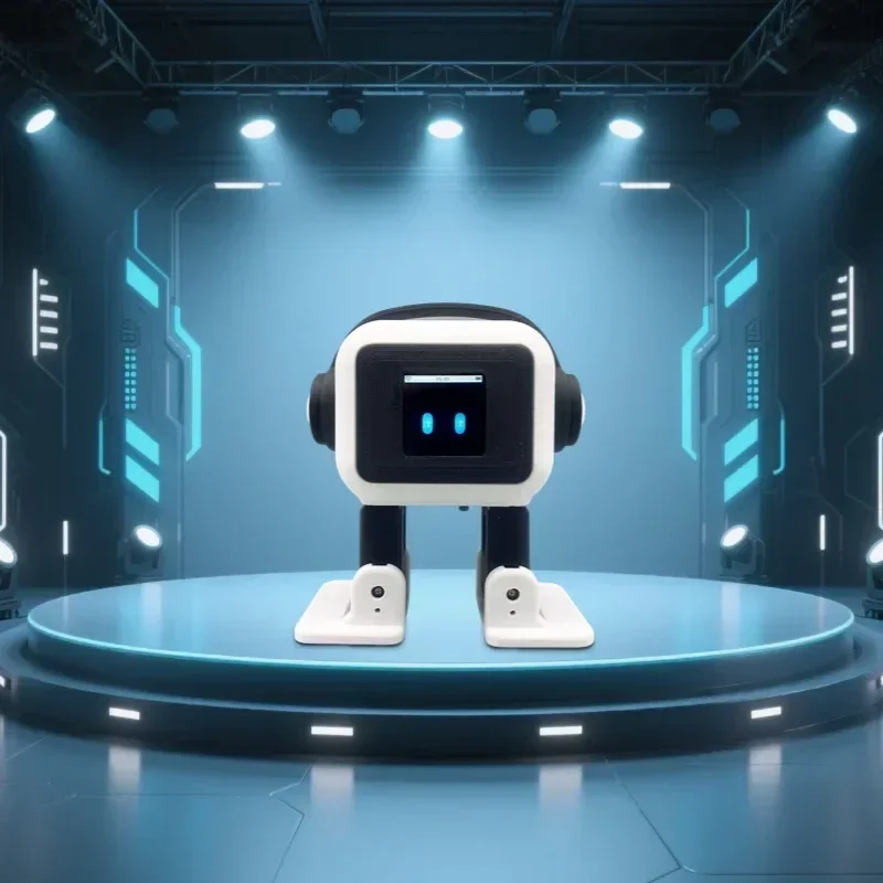 Robot jouet intelligent AI EMO avec reconnaissance vocale pour la communication émotionnelle, animal