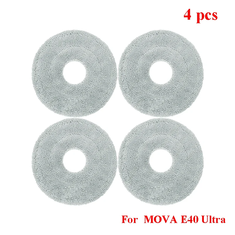Accessoires pour aspirateur Robot (MOVA E40 Ultra), brosse principale, tissu de vadrouille, sac à po
