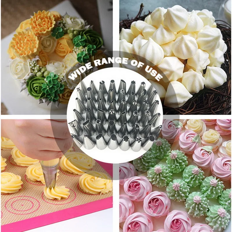 Outils de décoration de gâteaux multifonctionnels, sac à pâtisserie en Silicone, bouche de gâteau en