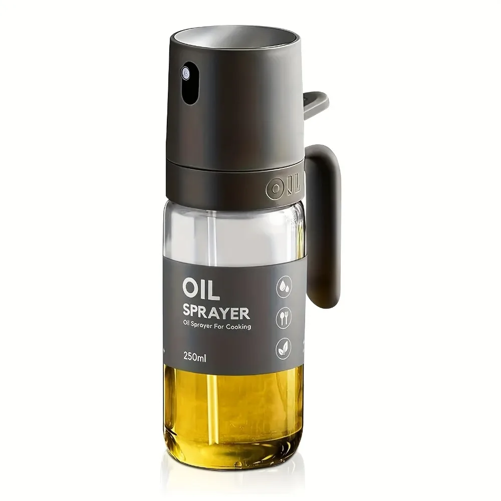Pulvérisateur d'huile 250 ml, en verre borosilicate de haute qualité sans BPA, pour friteuse à air, 
