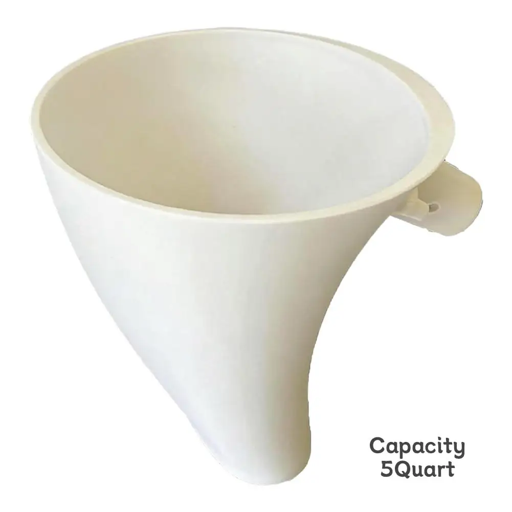 Pour Artisan Ksm150 5 permet de verser guidé, entonnoir à farine de conception facile à verser, empê
