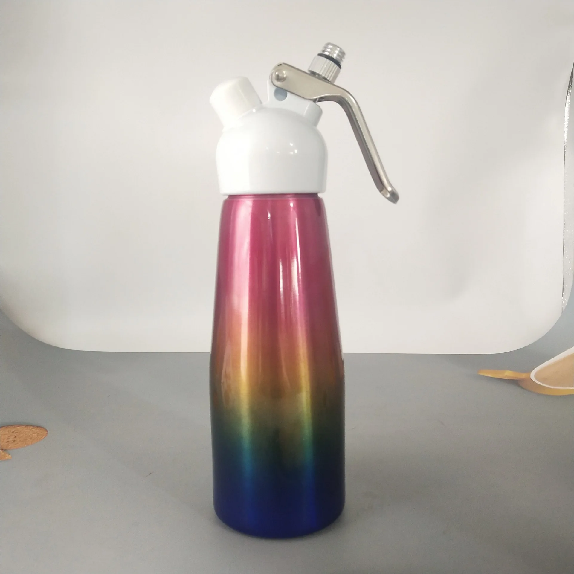 Distributeur de crème fouettée, 250/500ml, ustensile de cuisine, pour faire mousser les desserts, av