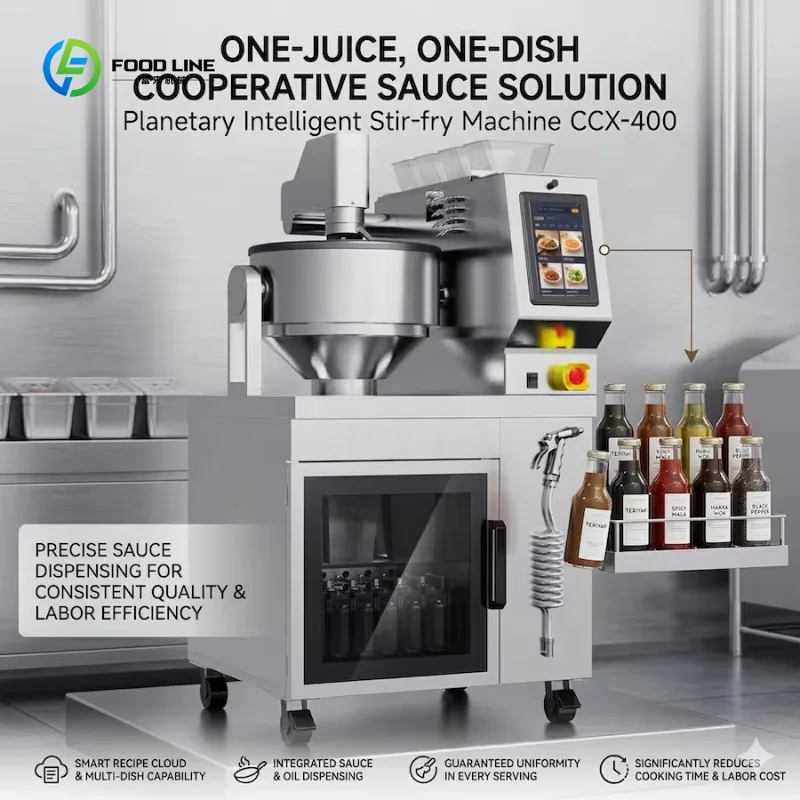 Robot de cuisine intelligent multifonctionnel personnalisé AI Chef pour restaurant et cuisine domest
