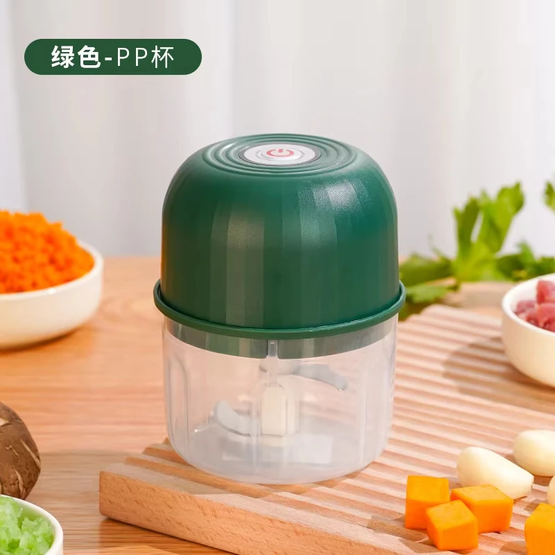 Hachoir à ail électrique sans fil 260 ml, mini hachoir à légumes, presse-ail, petit outil de cuisine