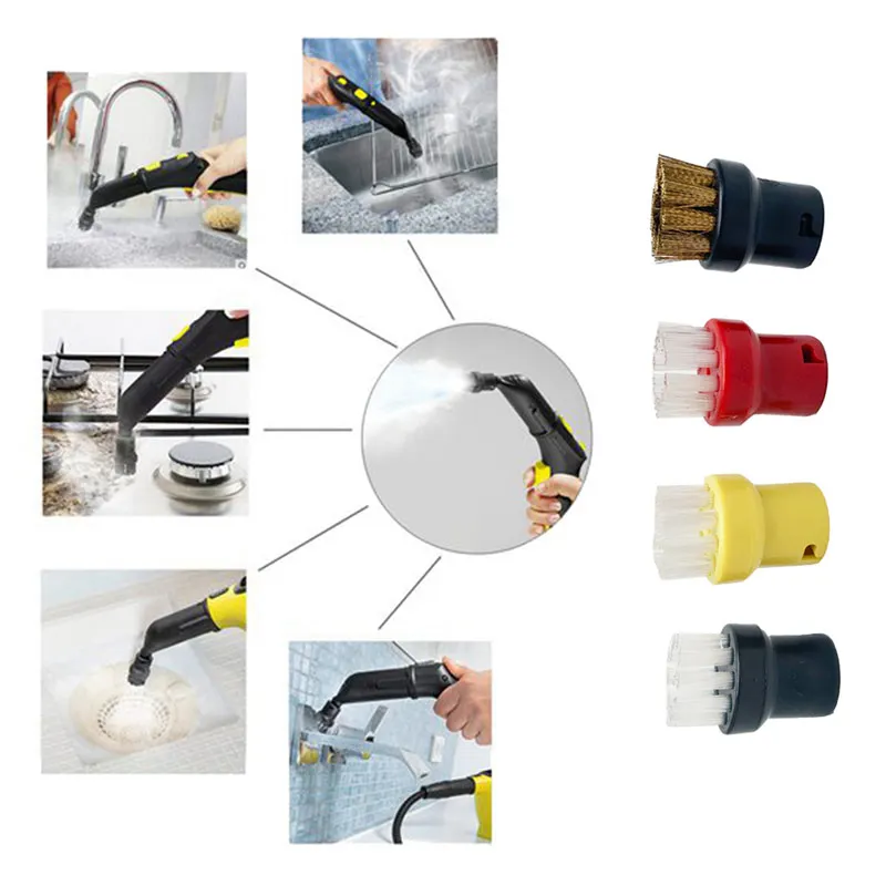 Nouvelles brosses de nettoyage pour aspirateur à vapeur Karcher, pièces de tête SC1 SC2 SC3 SC4 SC5