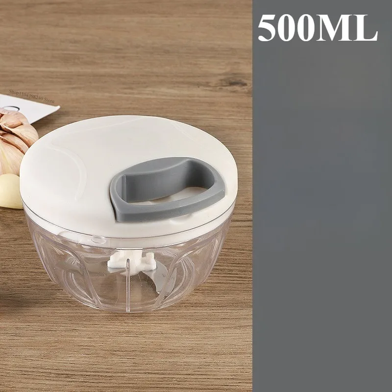 Hachoir manuel à corde, robot culinaire, broyeur, machine à salade, coupe-ail et oignon, accessoires