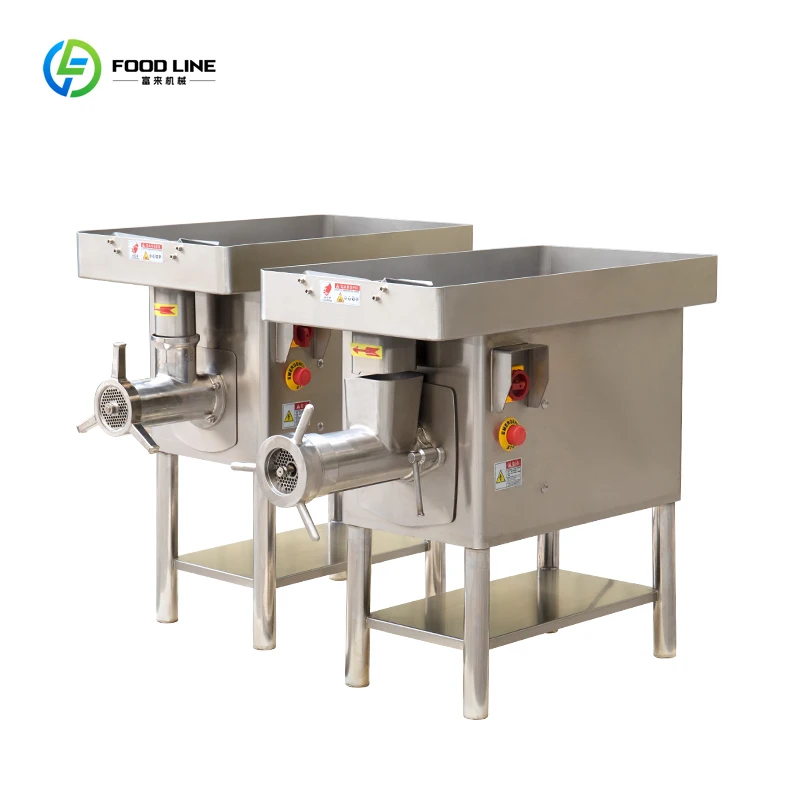 Hachoir à viande industriel électrique Commercial robuste, Machine en acier inoxydable, haute capaci