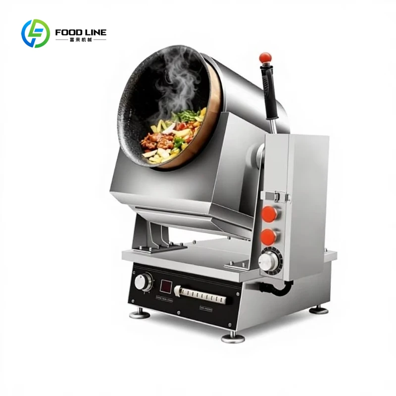 Robot de Cuisson Électrique Commercial Personnalisé, Machine de Cuisson Multifonctionnelle Manuelle 