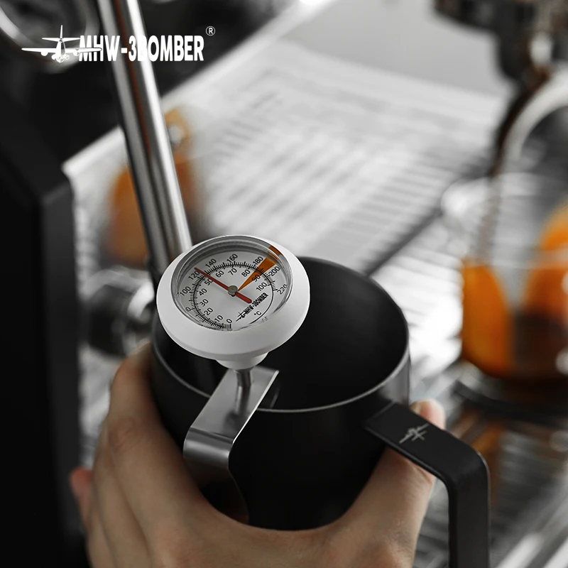 MHW-3BOMÉRO 0 à 100 ℃ Thermomètre à cadran pour cafetière, pichet à mousse de lait, café professio