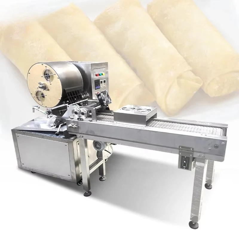 Pâtisserie Lumpia Samosa oeuf ressort rouleau peau feuille emballage faisant la Machine pour Mini Sp