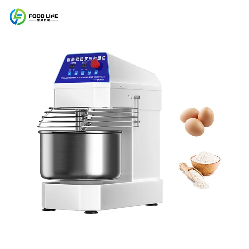 Pétrin Spirale Industriel Robuste 30kg 40kg pour Boulangerie Pizza et Fabrication de Pain – Personna