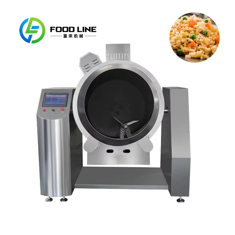 Robot de cuisson automatique intelligent personnalisé pour la préparation de riz frit, machine comme