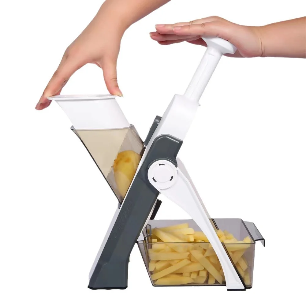 Trancheuse multifonctionnelle, coupe-pommes de terre et frites, trancheuse et broyeur de légumes et