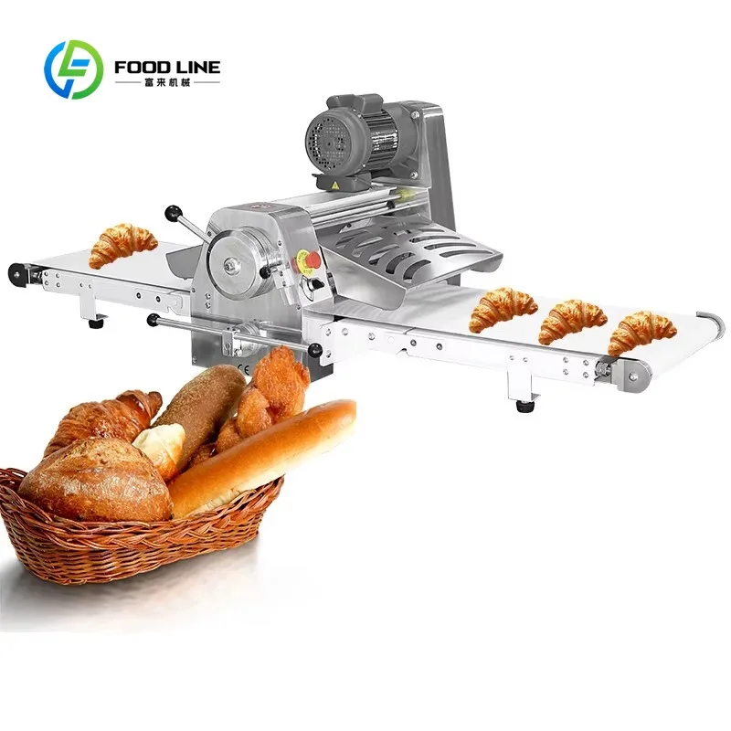 Laminoir à pâte à feuilleté personnalisé de petite taille pour boulangerie, machine à laminage pour