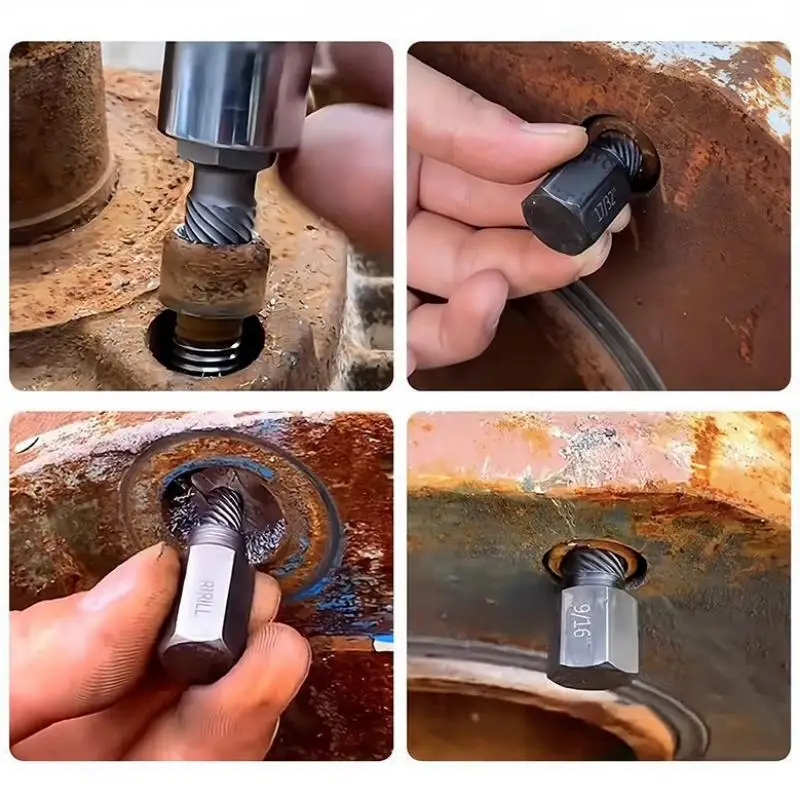 Kit d'extracteurs de boulons et de vis robustes pour une dépose fiable et efficace des vis, idéal po