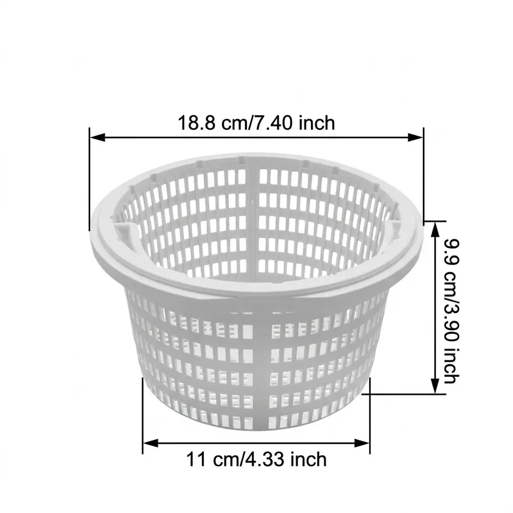 Panier de filtration pour piscine de 18 cm, protection de pompe, pour piscines, jardins, spas extéri