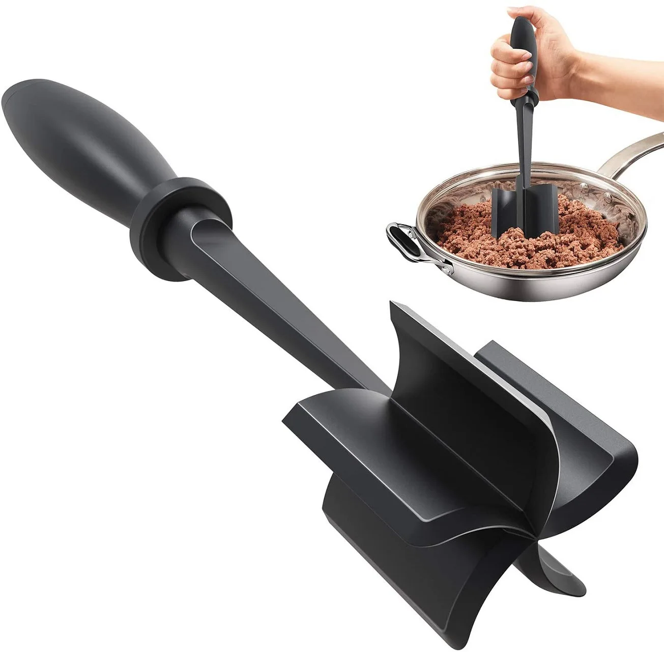 Hachoir à viande, hachoir à Hamburger, Premium résistant à la chaleur, pour viande de Hamburger, bœu