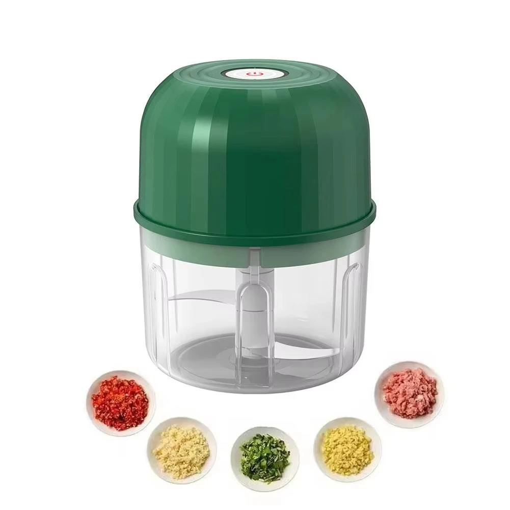Hachoir à ail électrique rechargeable 260 ml, hachoir à oignon portable, hachoir à viande, mixeur de