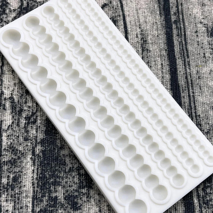 Moule en silicone effet perle pour sugarcraft, outils de résine, moule à cupcakes, outils de décorat