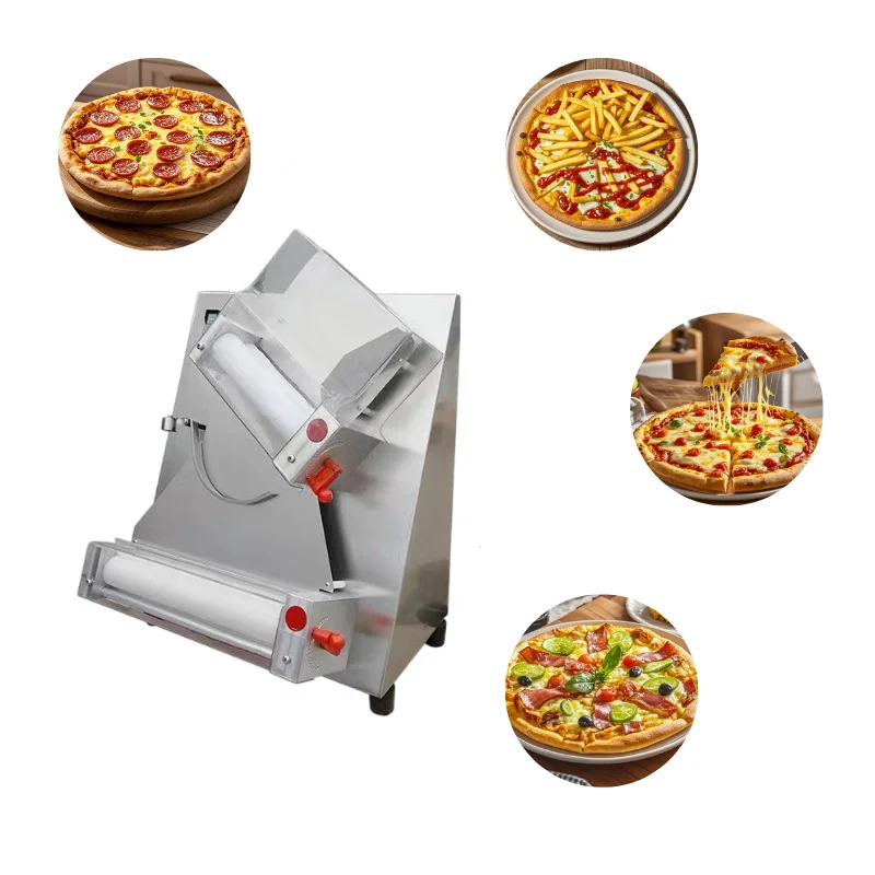 Machine de formage de pâtisserie électrique entièrement automatique commerciale pour pizza, machine