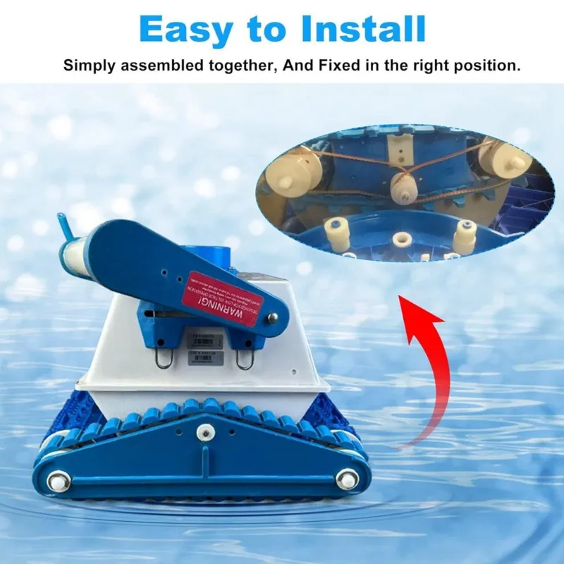 Courroie d'entraînement pour robot de piscine Aquabot 3302 A3302PK, 4 pièces, courroies d'entraîneme