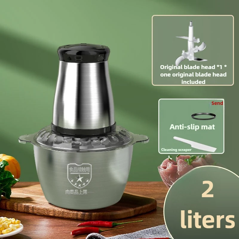 Hachoir à viande électrique hachoir en acier inoxydable 5L robot culinaire fabricant de boue d'ail m