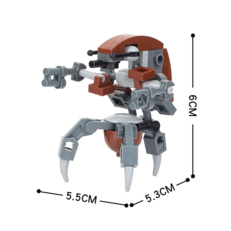 MOOGHTS-Série de robots Space VANpour enfants et adultes, jouet de bricolage, briques MOC, diorama,