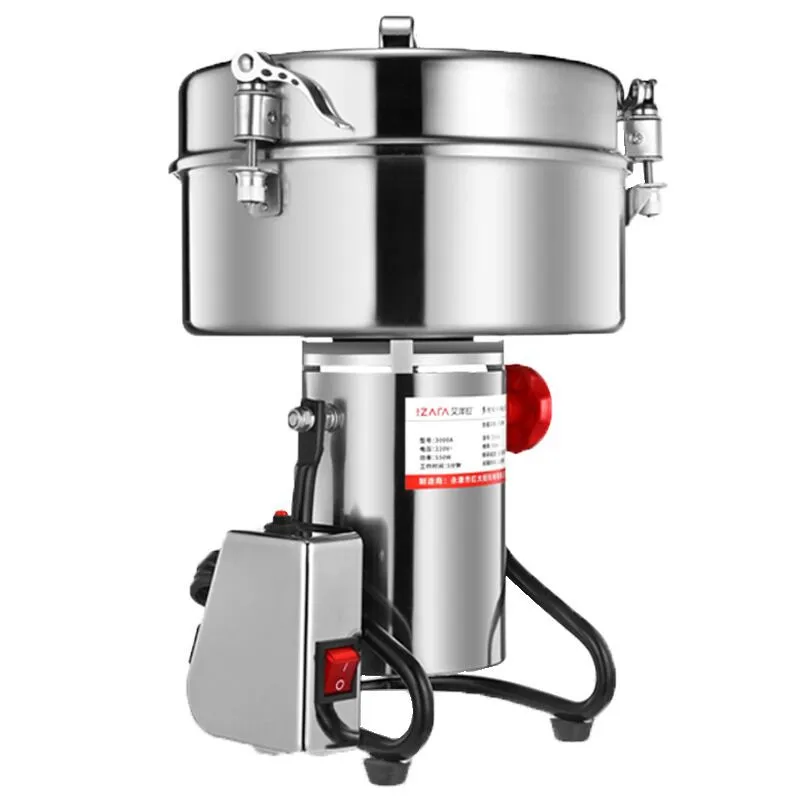 Moulin à grains Commercial 4500G, haute vitesse 4500W, pour céréales, matériaux médicinaux, épices,