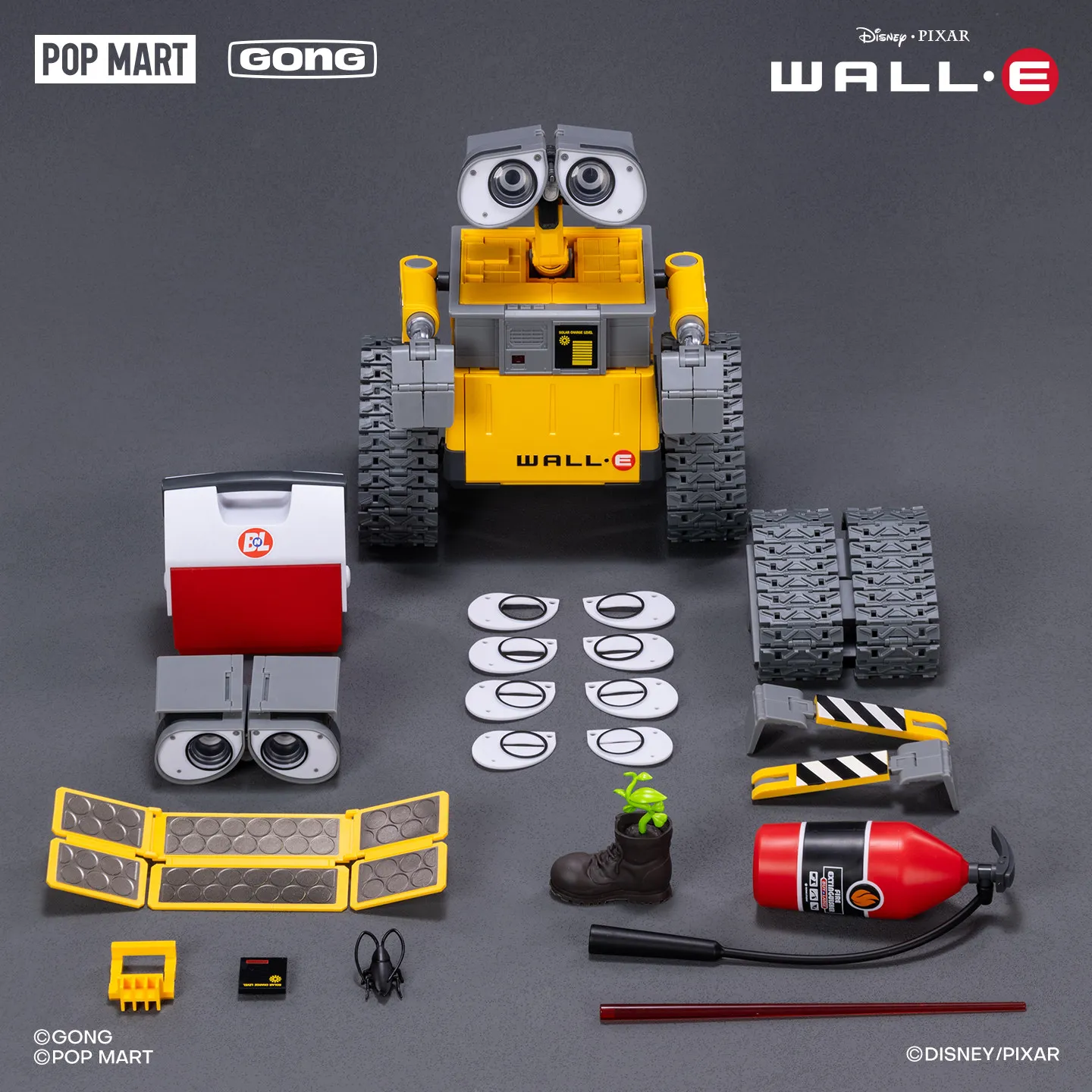 GONG Movie WALL-E Robot Mobilization Waste Allocation Load Lifter Earth Class Figures Assembled Mode