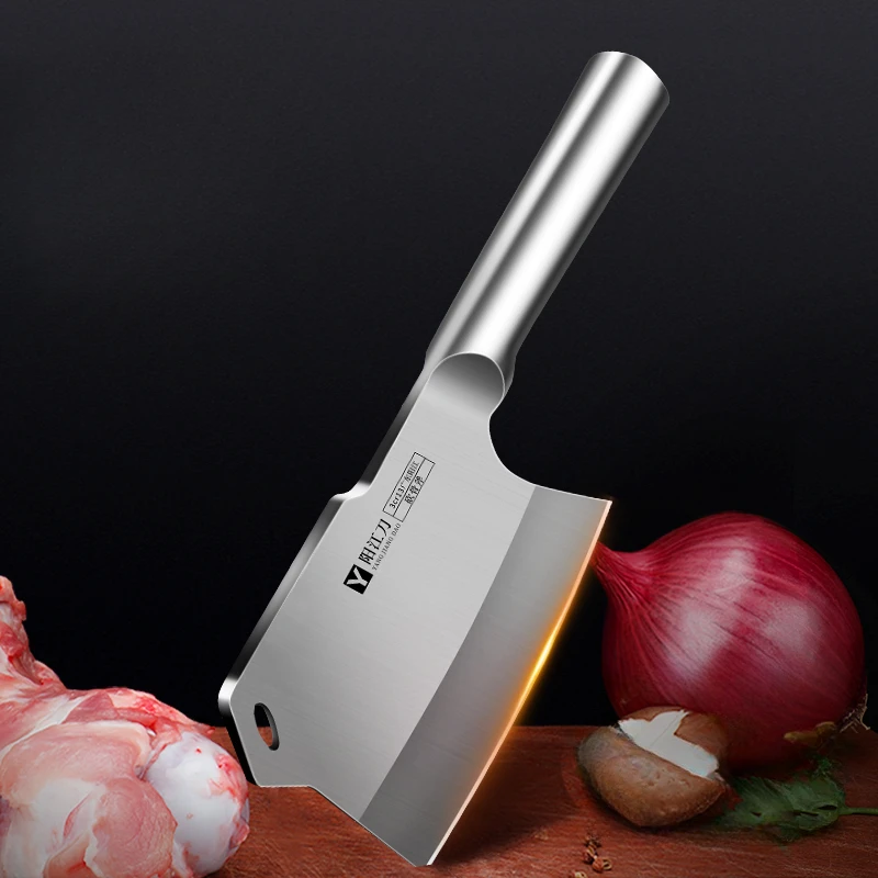 XTL-Couteau à Découper en Os de Cuisine, Outil de Coupe en Acier Inoxydable, Épais et Réduit
