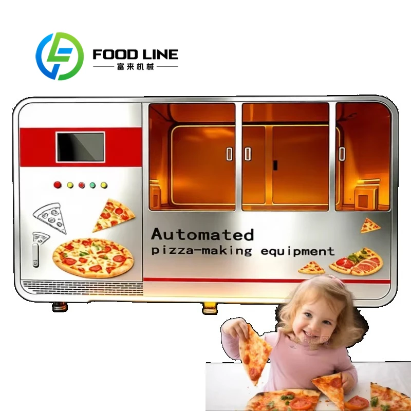 Machine à pizza automatique commerciale personnalisable, ligne de production de pizza robotisée inte