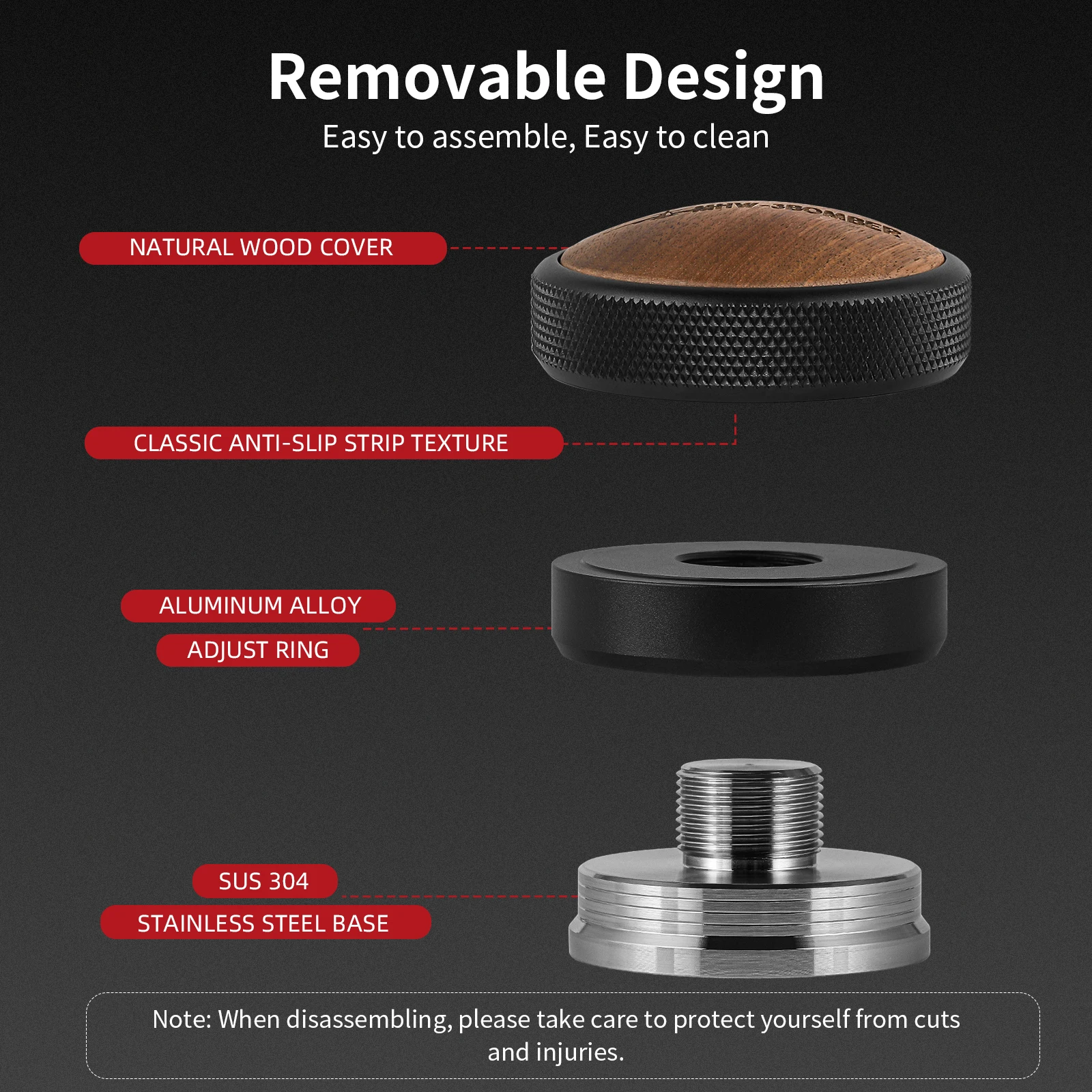 Distributeur de café MHW-3BOMBER, outils de nivellement, distributeur d'espresso en acier inoxydable