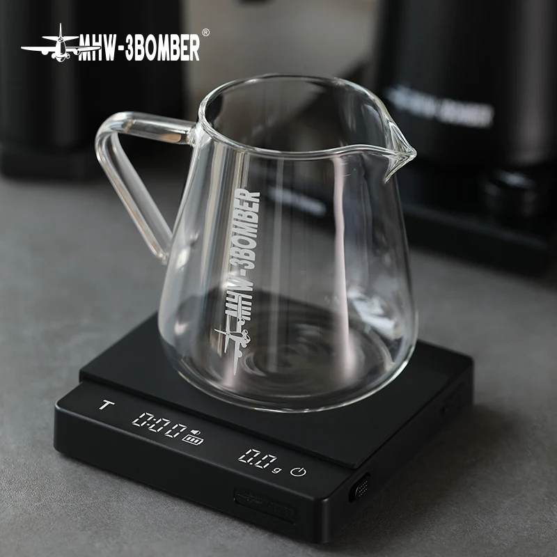 Balance à café de cuisine numérique MHW-3BOMBER 2000g/0.1g balance électronique Rechargeable cycliqu