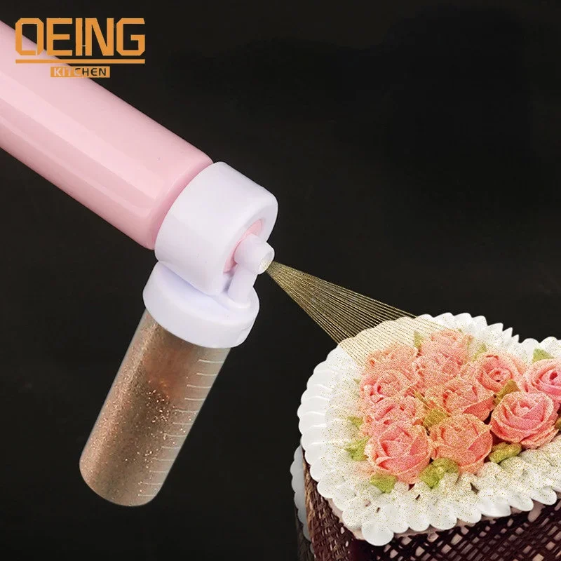 4 couleurs manuel pâtisserie aérographe pistolet gâteau pulvérisateur aérographe Para Pasteleria aér