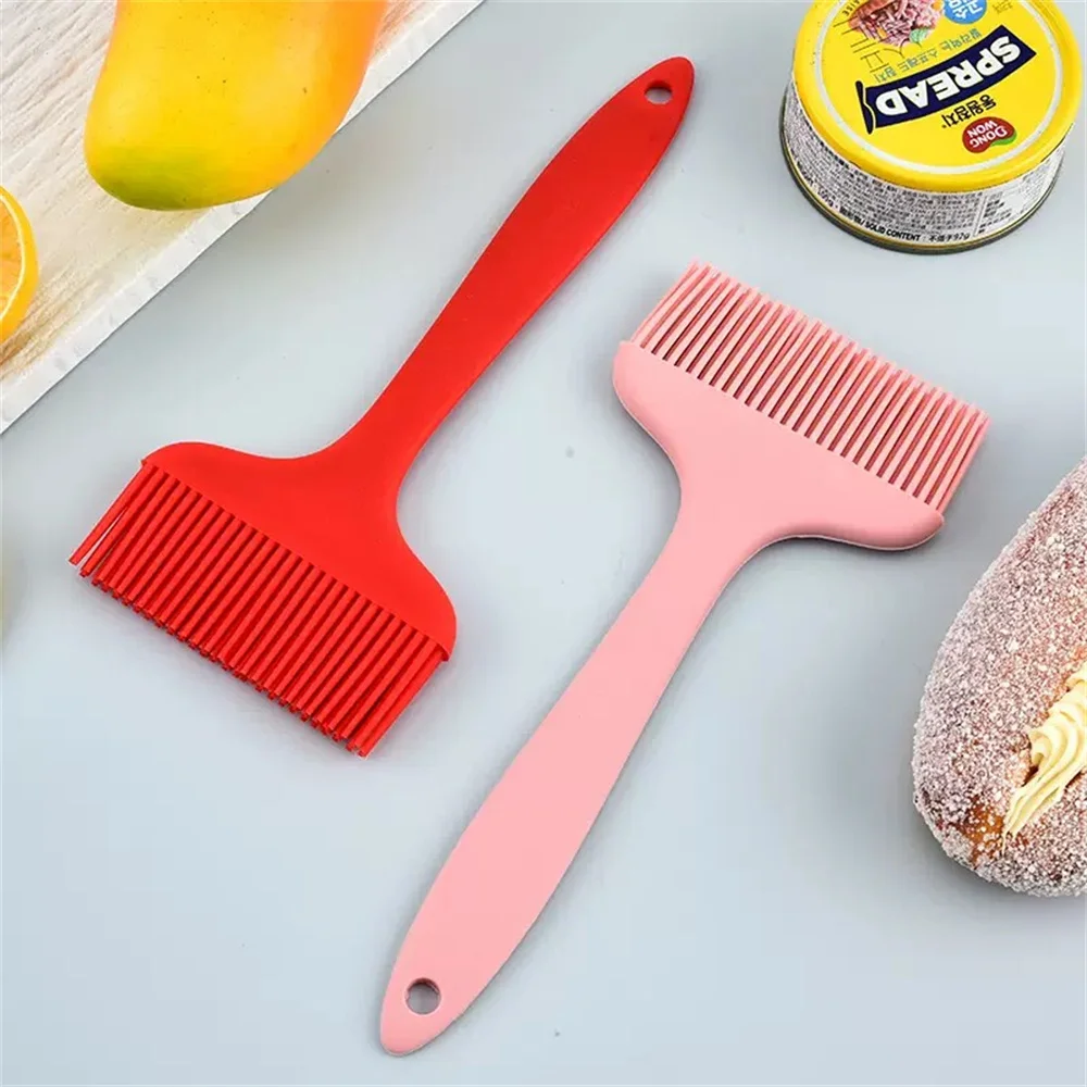 1 pinceau de cuisine en silicone résistant à la chaleur, idéal pour le barbecue, la cuisson, le beurre et la pâtisserie