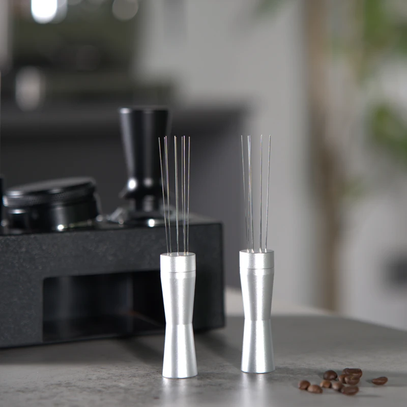 Doseur de café aiguilles en acier inoxydable expresso poudre agitateur distributeur niveleur WDT outils
