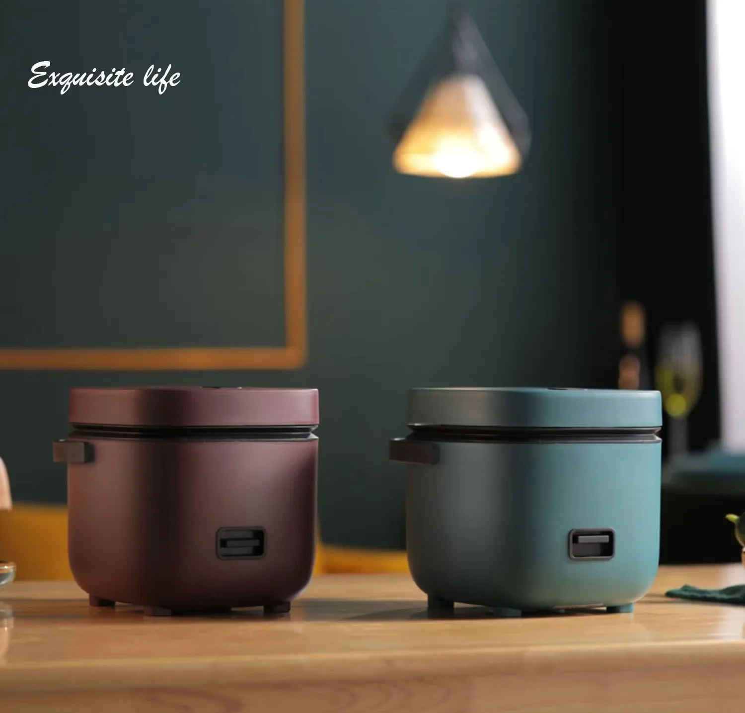 Mini cuiseur à riz automatique cuisine domestique machine de cuisson électrique 1-2 personnes chauffe-plats vapeur 1.2L