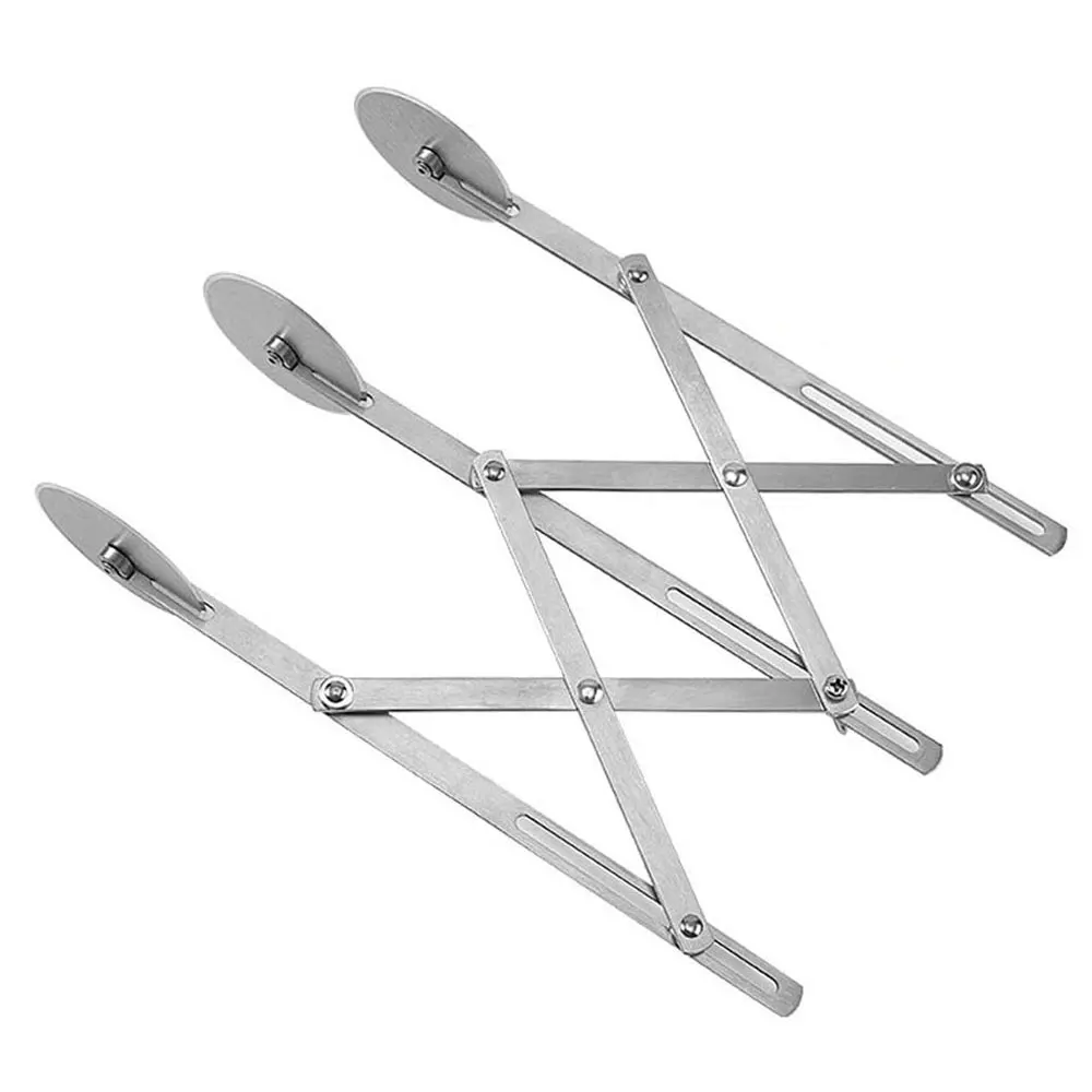 Coupe-pâte à pizza à 3 roues