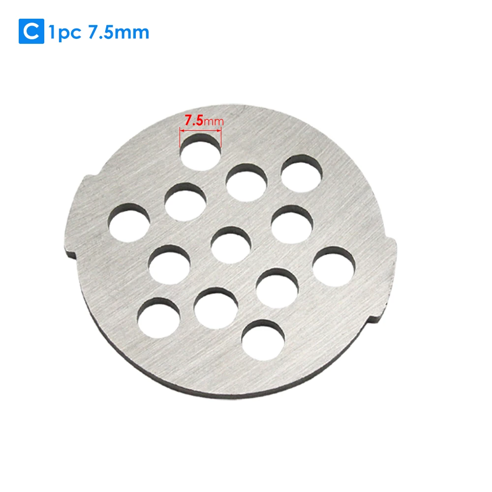 1 pièce de disque de rechange pour hachoir à viande # Plaque de broyage 5 mm pour Moulinex HV2 HV4 HV6 HV8 DKA1 DKA2 ME405 DR7 FP650 Krups F4177520 Tefal NE210140