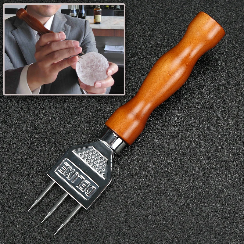 Broyeur à glace robuste à trois dents en acier inoxydable