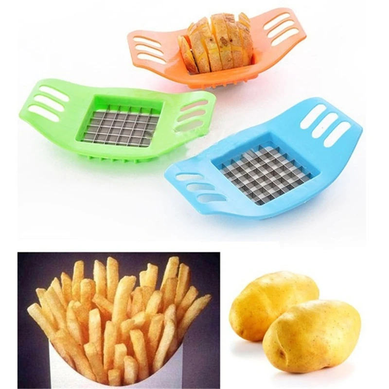 Coupe-pommes de terre frites en acier inoxydable