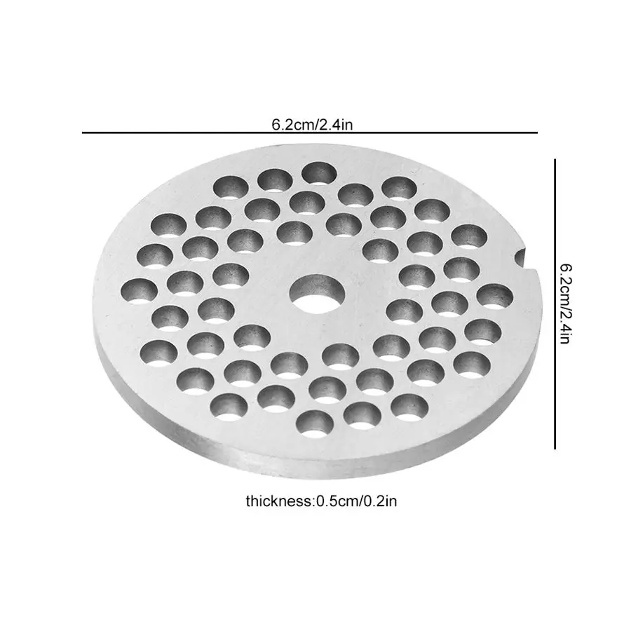 Lame de hachoir à viande avec trou de 3mm/5mm/8mm