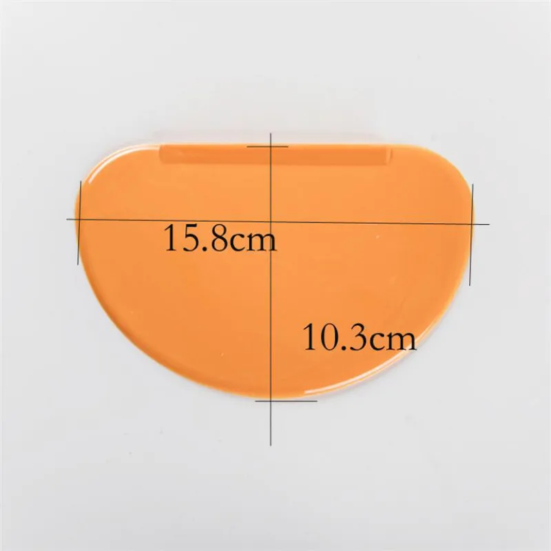 Grattoir à pâte en plastique souple et Flexible Orange