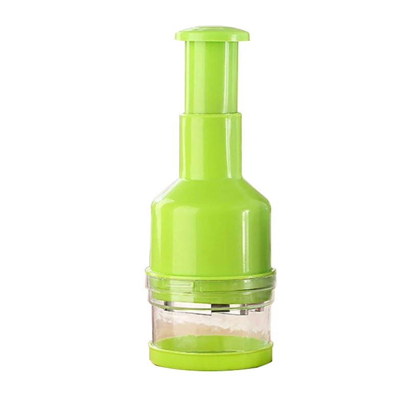 Hachoir à légumes à pression manuelle en acier inoxydable